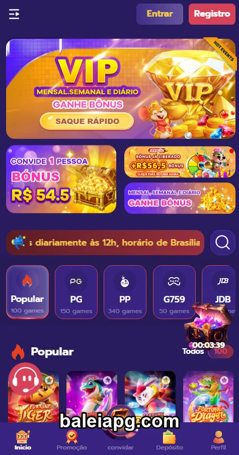 Usuário desfrutando do aplicativo de cassino VIP